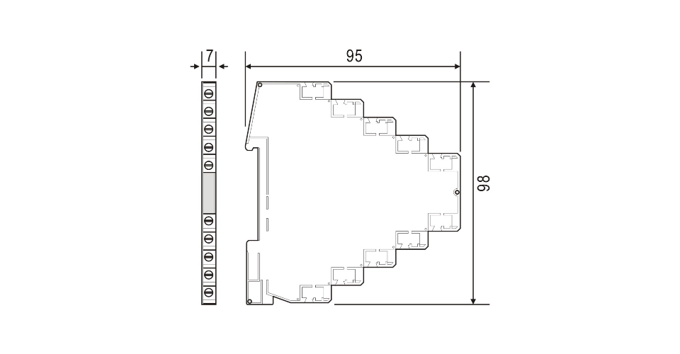 BS 4RK SCD 24 Dimension