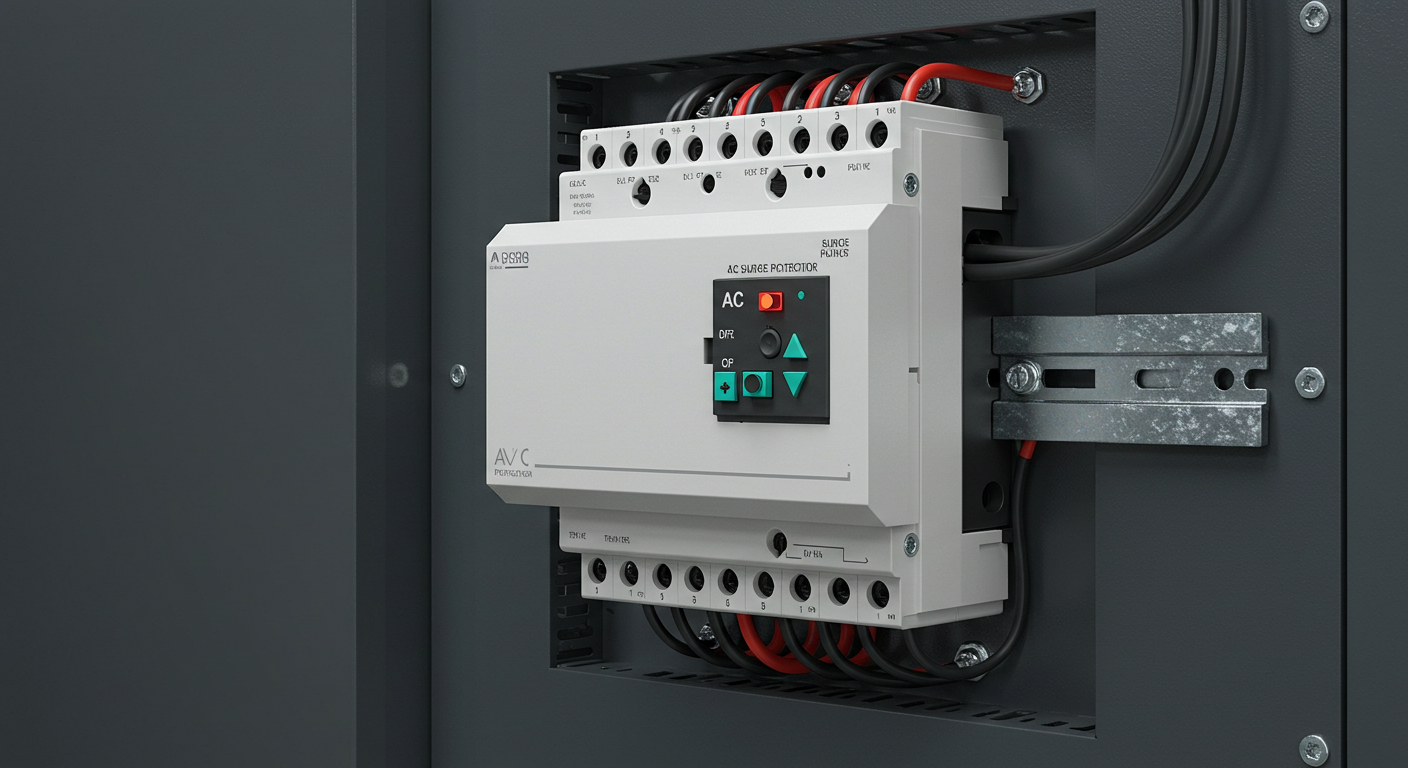 AC panel surge protector