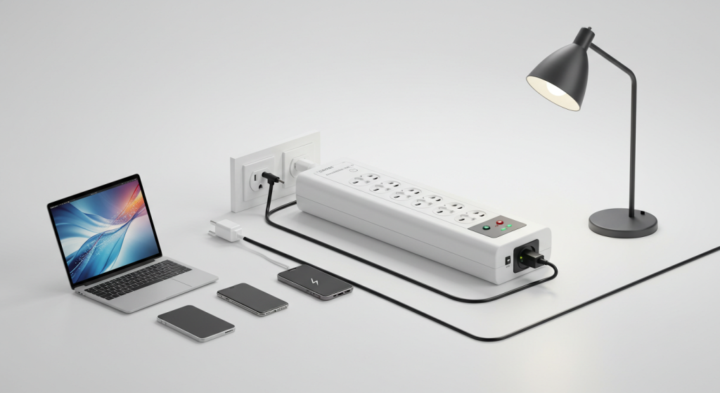 AC power line surge protector