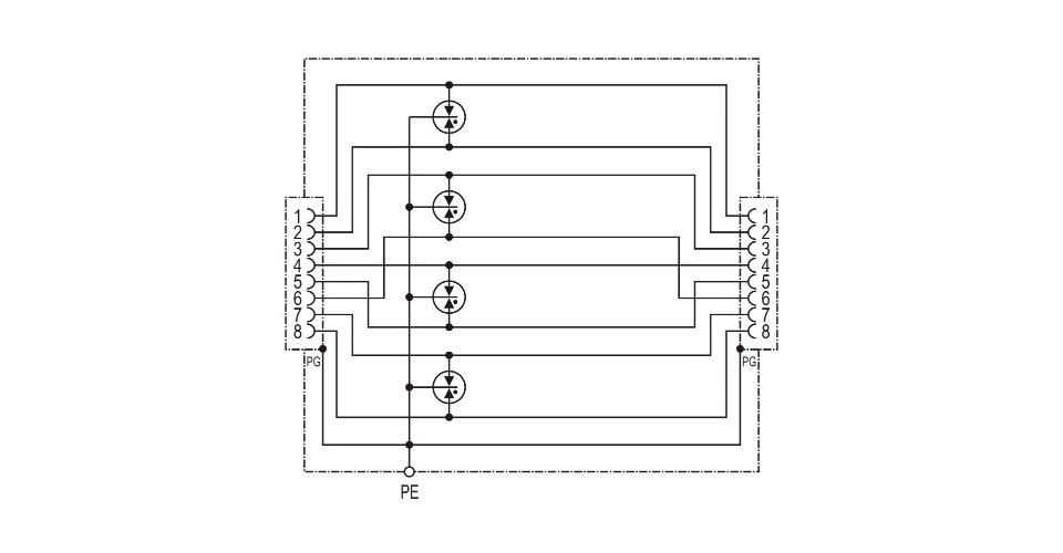 BS RJ45G 48 D(A) Circuit