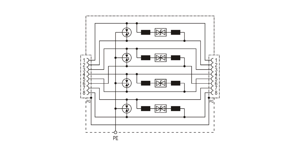 BS RJ45G 48-IP66 Circuit