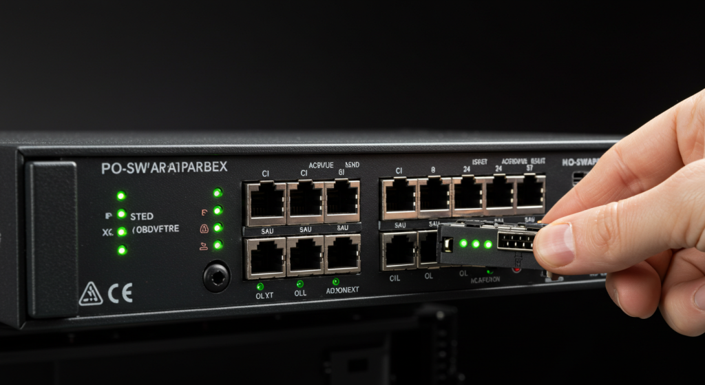 hot-swappable SPD box with status indicator