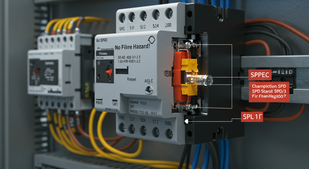 thermal fused SPD no fire hazard